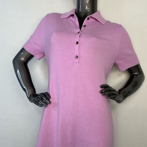 DIANE VON FURSTENBERG LILAC CASHMERE SWEATER DRESS - Picture 3 of 8